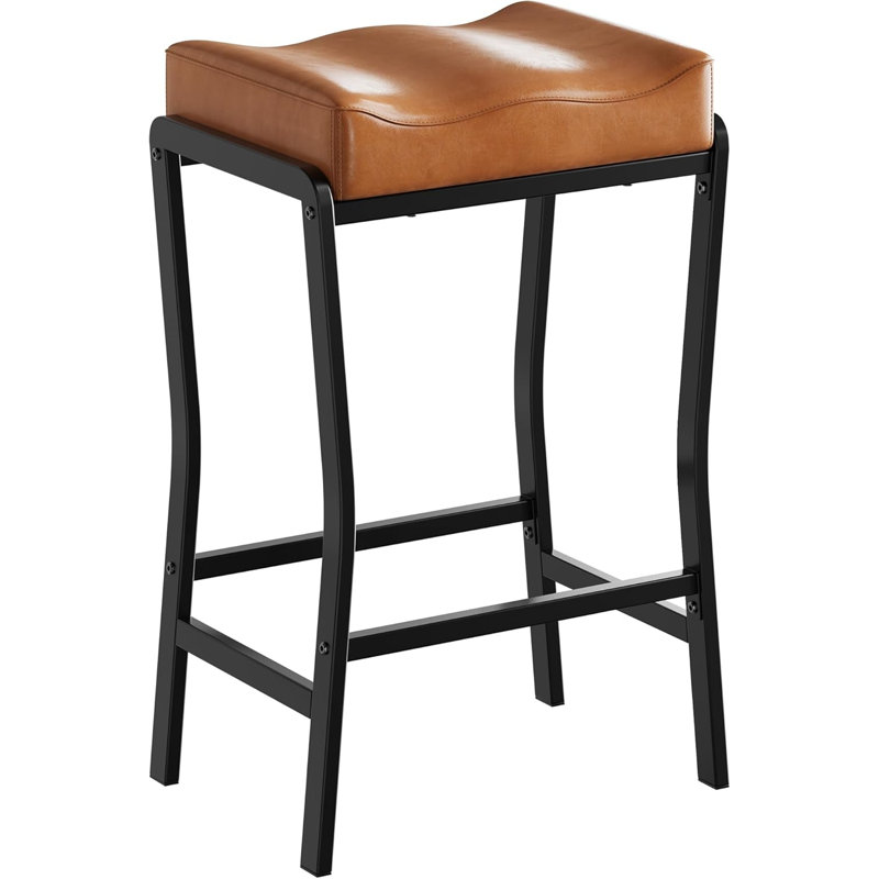 Upholstered Accent Chair, Brown, 1
