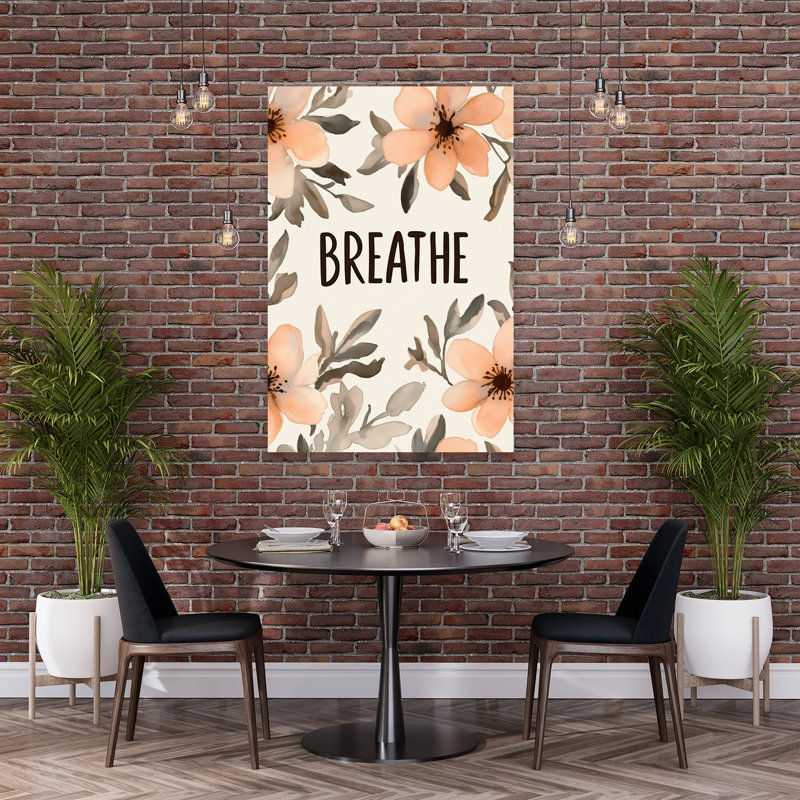Floral Serenity Minimalist Peaceful Serene Nature Flower Wall Art Print, 152.4cm H x 101.6cm W