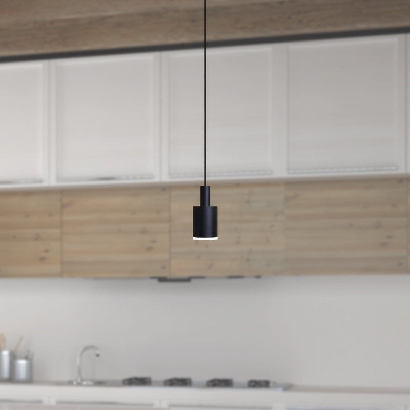 Essoura 1 - Light Single Pendant, Black/Black