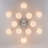 12 - Light Sputnik Glass Semi Flush Mount-110593344-112729380