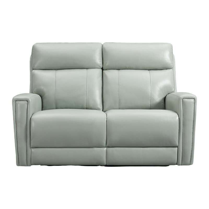 Causeuse inclinable en cuir double gravité avec port USB-C, Vert