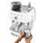 SMEG 50's Retro Style Aesthetic Semi-Automatic Espresso Coffee Machine with Grinder-73139699