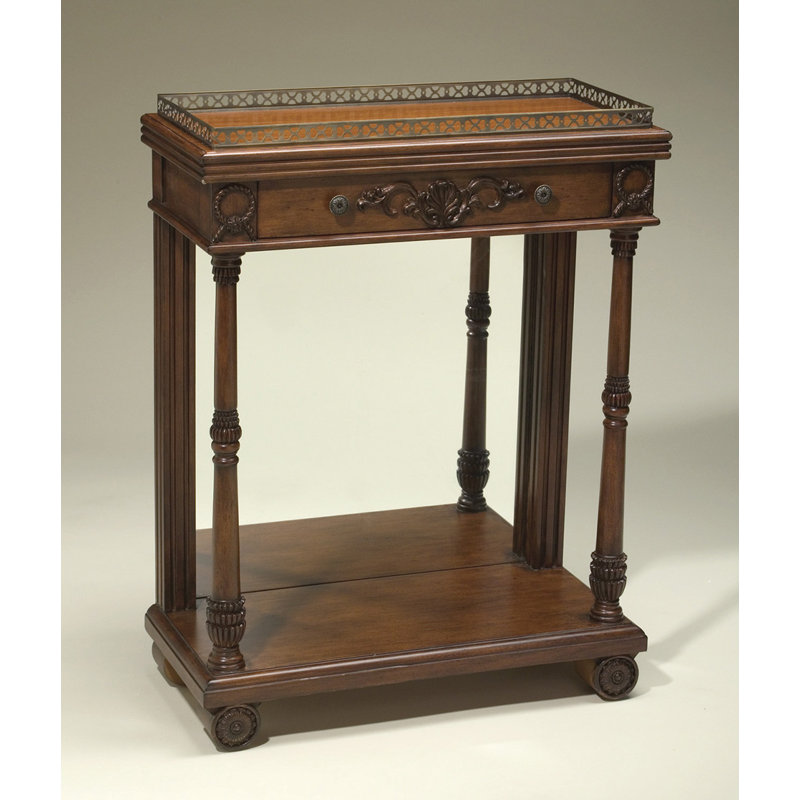 Tray Top End Table with Storage