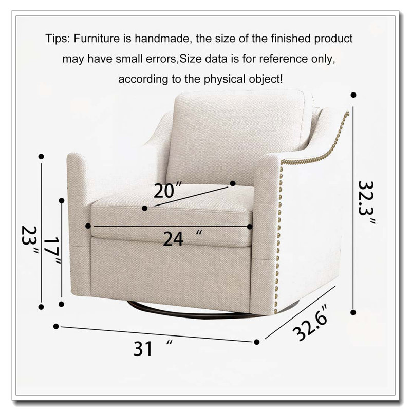 Fauteuil pivotant à 360 degrés