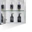 Armoire à pharmacie avec miroir réglable et fixation murale en aluminium pour salle de bain-738250599-738250597