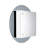4.7'' W 25'' H Recessed Frameless Medicine Cabinet with Mirror and Fixed Shelf
