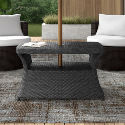 Table d'appoint en osier Zyta