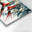 Oiseaux, art mural blanc, perroquet, roi australien-1664717725