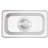 Carlisle Food Service Products DuraPan™ Rectangle Stainless Steel Container Lid