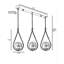 Lustre de style scandinave, finition cuivre, 21,7 po x 7,9 po | Fabrication 100% métal, hauteur réglable jusqu'à 27,6 pouces | Douille E27, 40 W maximum | Élégant luminaire pour décoration intérieure moderne-1610120039-1610120033