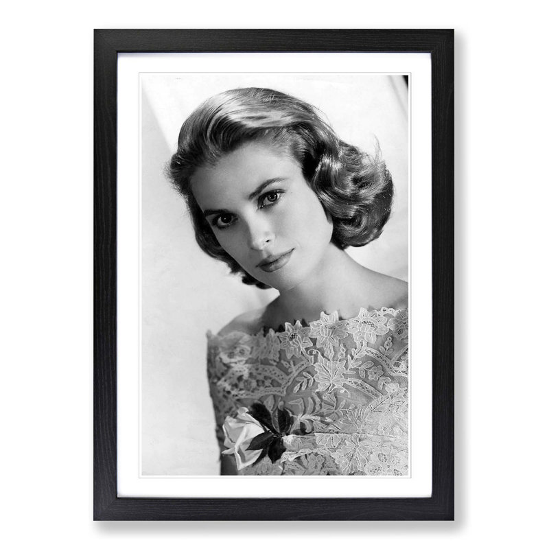 Single Picture Frame Print, Black