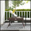 Table d'appoint pliante en rotin