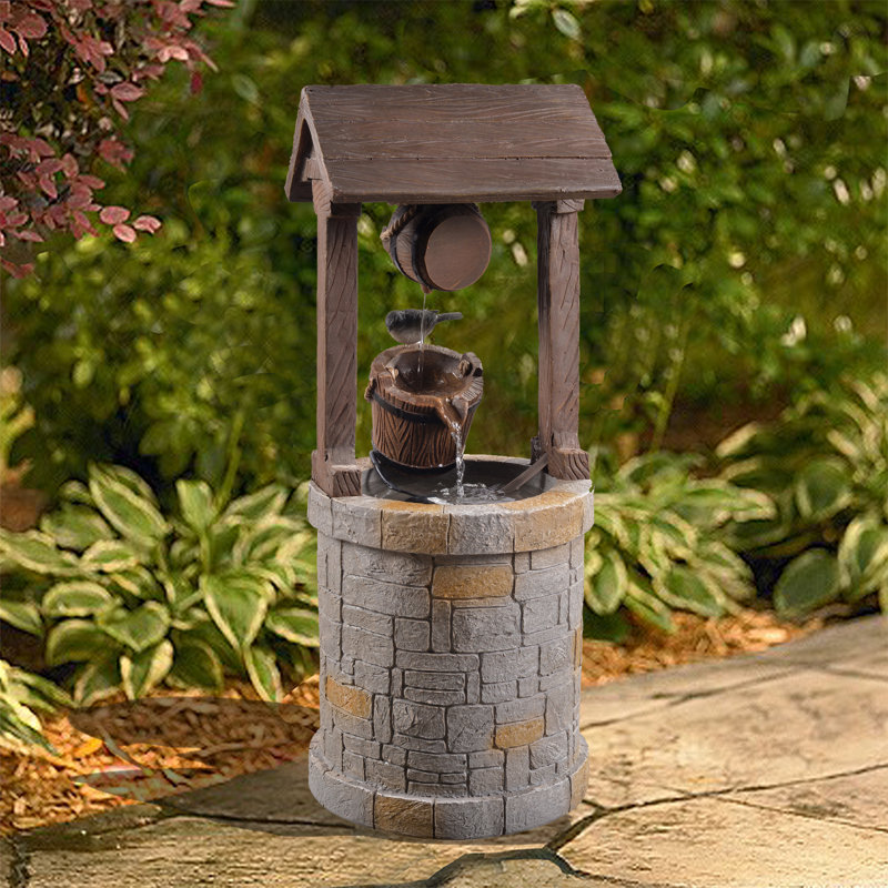 Handcrafted Outdoor Sculptural Fountain