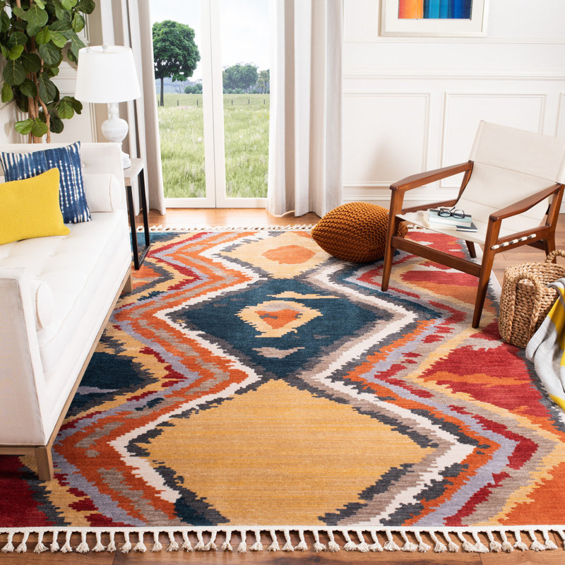 Tapis d'intérieur Yohan Southwestern, Rectangle 8 pi x 10 pi