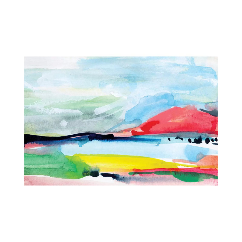 Colorful Home by Joy Ting - Wrapped Canvas Gallery-Wrapped Canvas Giclée, 66.04 cm H x 45.72 cm W