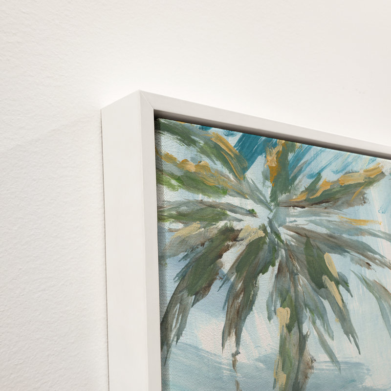 Scrambled Palm Trees VI Framed Painting Canvas