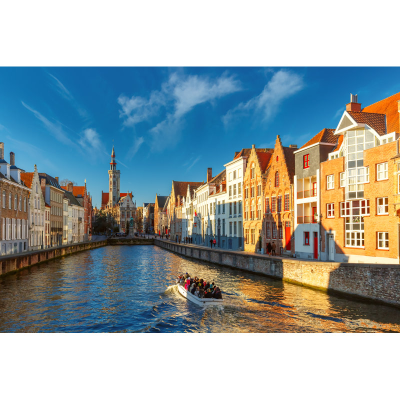 Canal Spiegelrei, Bruges, Belgique, H 24 po x l 36 po