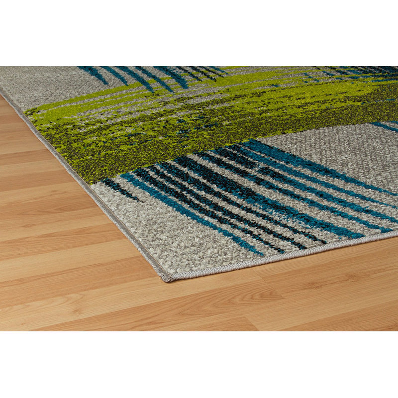 Meleze Wool Abstract Indoor Rug, Rectangle 2' x 3'