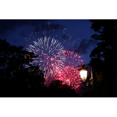 Fireworks Park by Cylonphoto - Wrapped Canvas Print