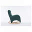 Chaise berçante rembourrée en tissu Teddy-835111861