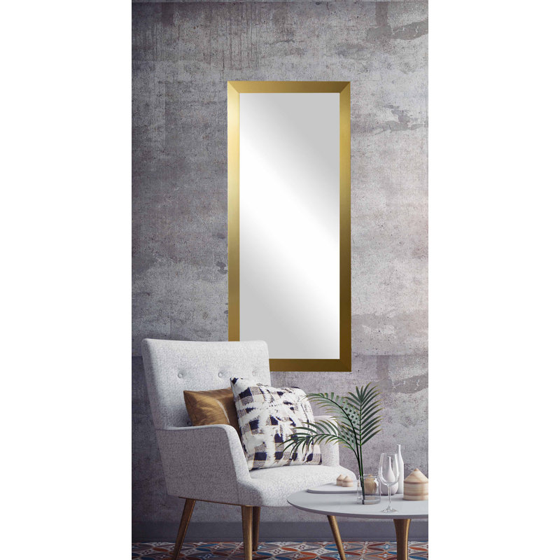 Engineered Wood Flat Wall Mirror, 59" H x 20" W x 0.75" D