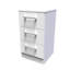 Fully Assembled Lebling 3 DrawerÂ Bedside Table-1323737351