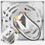 Applique murale en verre transparent Miasophia