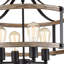 Plafonnier semi-encastré 4 lumières Farmhouse