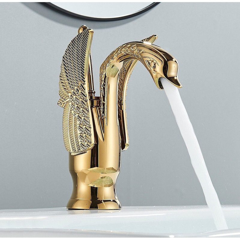 Enos Mono Basin Mixer, Gold