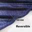 Navy Blue Geometric Flannel Blanket, Soft Plush Throw For Sofa & Bed, Cozy Warm Blanket For Bedroom Living Room, Machine Washable-125360324