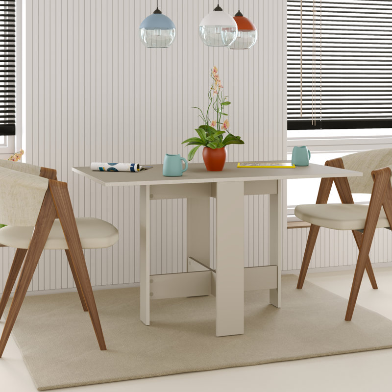 Jurate Rectangular 130Cm L x 76Cm W Dining Table, Sandstone