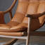 Chaise berçante en bois massif-99330912