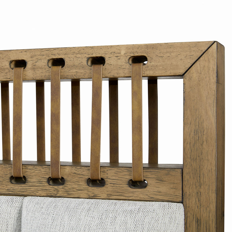 Upholstered And Strap Panel Bed