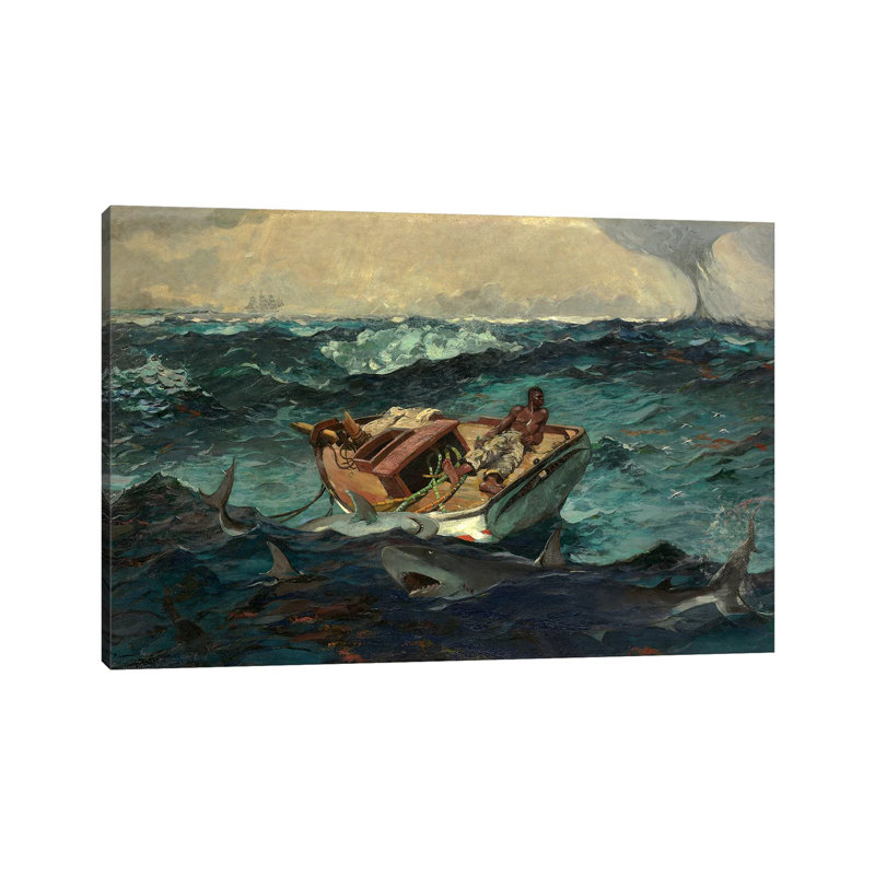 The Gulf Stream, 1899 by Winslow Homer - Wrapped Canvas Gallery-Wrapped Canvas Giclée, 101.6 cm H x 66.04 cm W x 3.175 cm D