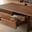 Table de bout en noyer noir