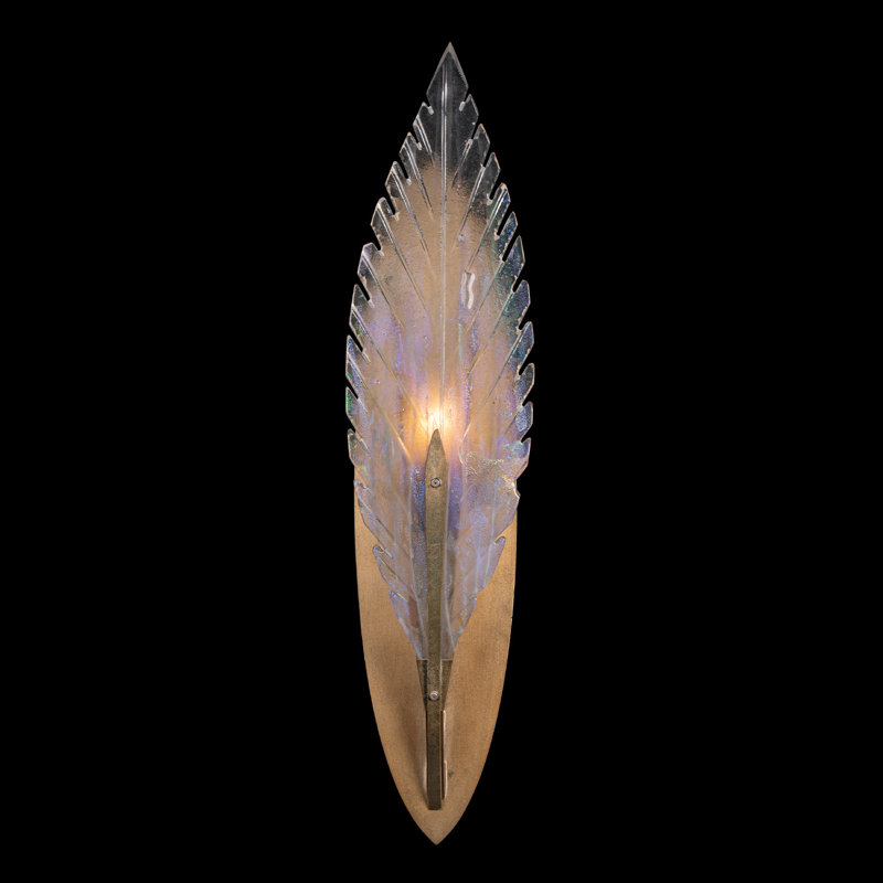 Plume 1 - Light Armed Sconce, Gold