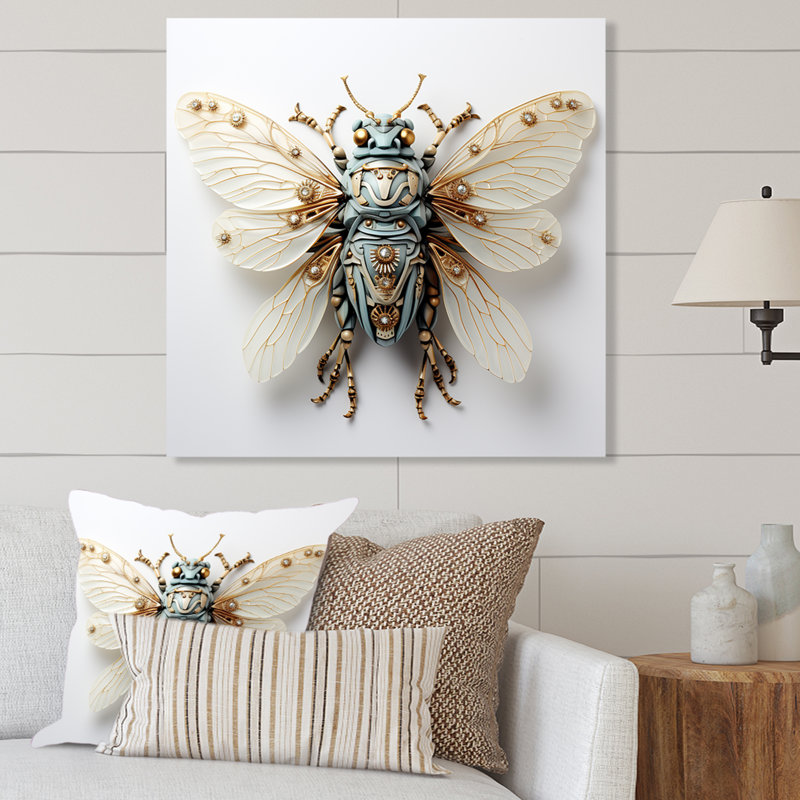 Captivating Moths Insect I - Art mural insectes et insectes, H 16 po x l 16 po