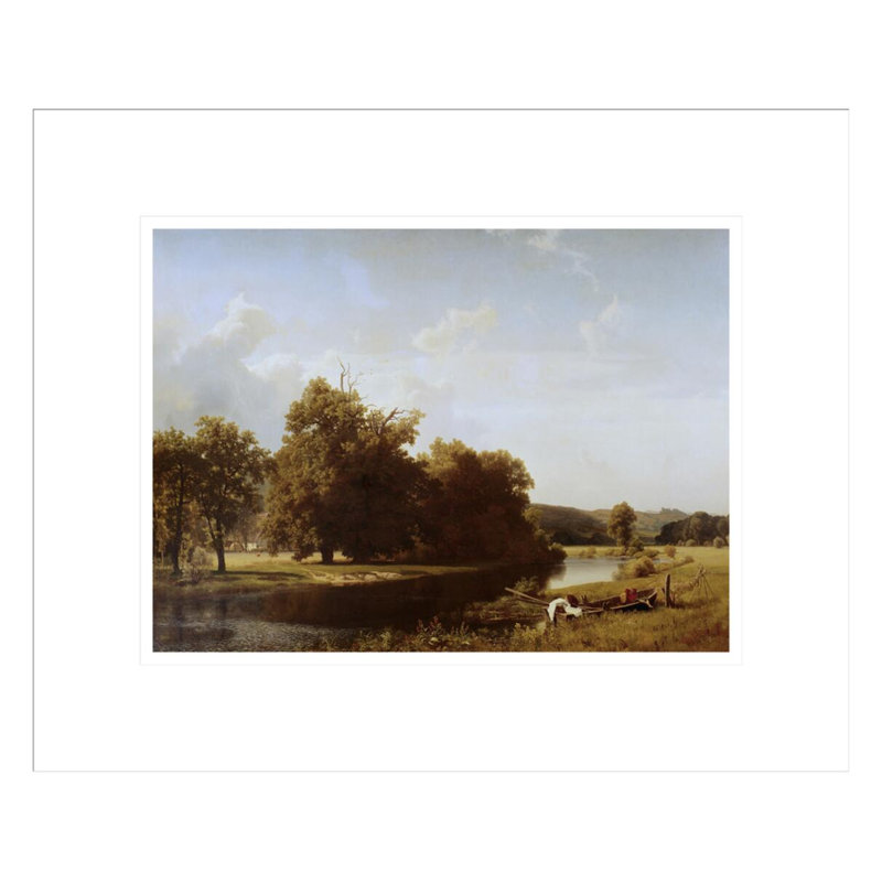 «Westphalia» par Albert Bierstadt, impression giclée encadrée, H 13,75 po x l 16,65 po