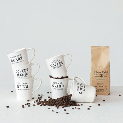 Ensemble de grandes tasses à café Inspirational Brew