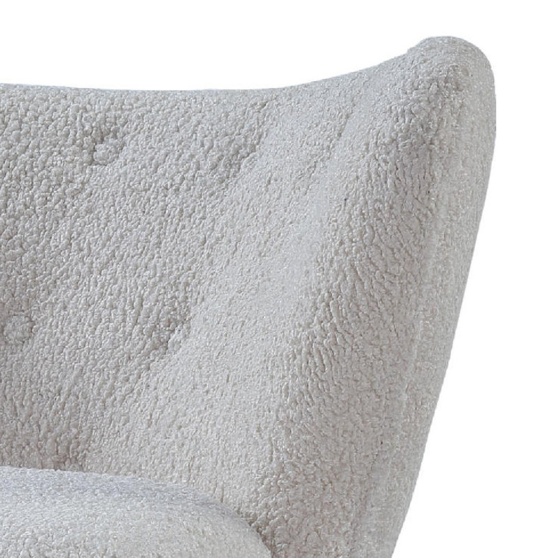 31" W Tufted Barrel Chair