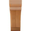 Attelle de genou lisse olympique l 3 1/2 po x P 10 po x H 10 po, cèdre rouge de l'Ouest-31229499-29309935-31230593