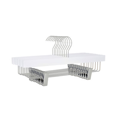 Wood Non-Slip Hangers With Clips