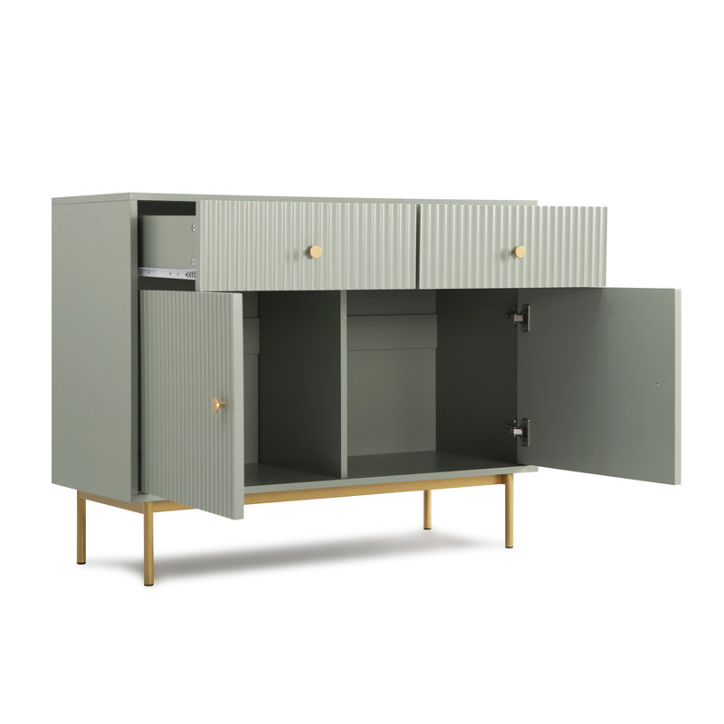 Adlena 2 - Door Rectangle Accent Cabinet, Sage