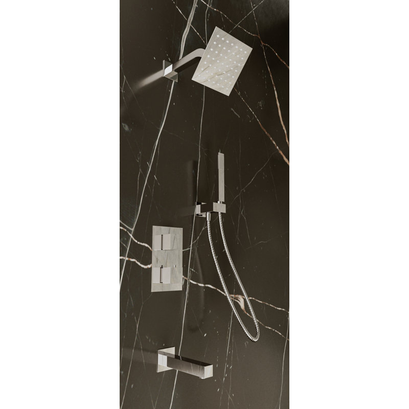 Thermostatic All-In-One Kit with Rough in-Valve