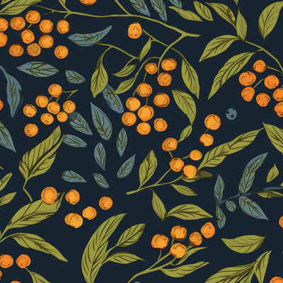 Papier peint adhésif à motif de feuilles Boho - Papier de contact floral pour murs, armoires, comptoirs - amovible, imperméable, auto-adhésif, épissure sans couture - Décoration intérieure conviviale pour les locataires