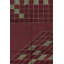 Himalayan Wool Geometric Area Rug in Rust