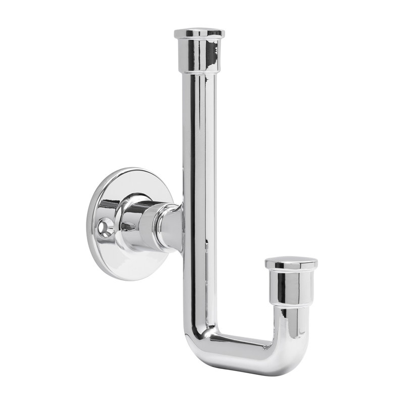 Urbane Collection Hook 1-1/4 Inch Center to Center, Chrome