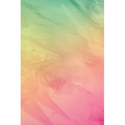 Textured Rainbow - Wrapped Canvas Painting