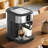 Cowsar Espresso Machine 15Bar, Cappuccino Machine with Automatic Milk Frother,3 in 1 Professional Coffee Maker with Capsule Compatible