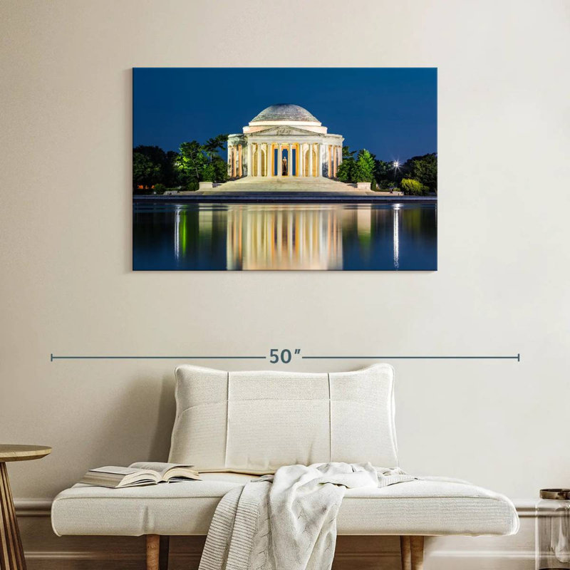 Lilie The Jefferson Memorial, H 26 po x l 39 po